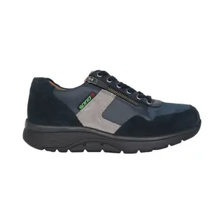 Mephisto Sano Amory - Heren Rollende Wandelsneaker - Blauw - Maat 40.5 (Eu) 7 (Uk)