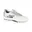 White Synthetic / Silver Trim