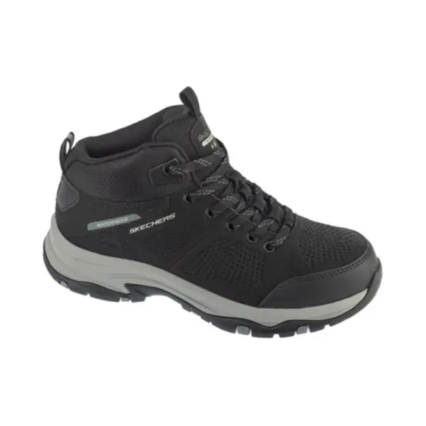 Skechers Damen Trego Trail Destination Wanderschuh, Schwarzer Synthetik-Textil-Holzkohlebesatz, 36 Eu thumbnail