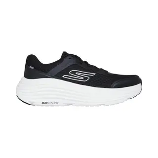 Skechers Damen Max Cushioning Endeavour Canova Sneaker, Black Synthetic/White Trim, 40 Eu