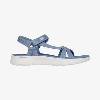 Skechers Women's Go Walk Flex Sandal Sublime Sandals, Blue Textile, 3 Uk