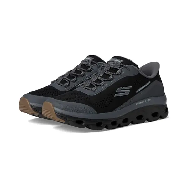 Skechers Herrenschuhe Slipper Glide-Step Sole-Glover Peak 237812 Bkcc thumbnail