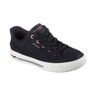 Skechers 177197 Blk Damen Textil Schwarz Schnürschuh