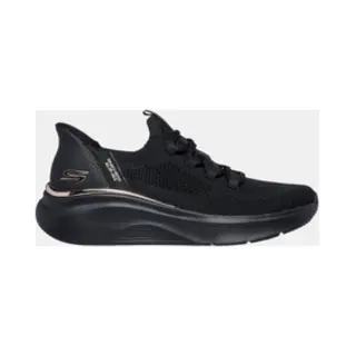 Skechers Women's Bobs B Love True Delight Slip-On Sneakers, Black Engineered Knit, 3 Uk