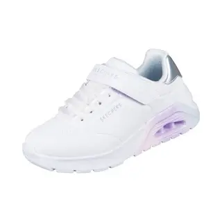 Skechers Girl's Uno Lite 2.0 Vivid Metallic Sneaker, Weiß, 12.5 Uk Child