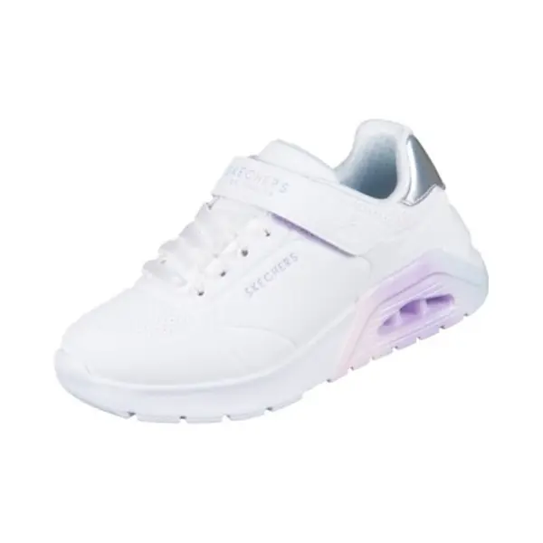 Skechers Uno Lite 2.0 Wmlt White Multi Kids Girls Trainers 310435L In A Plain Man-made In Size 31 thumbnail