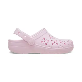 Crocs Classic Floral Cut Out - Klompen - Kinderen - Pink Milk