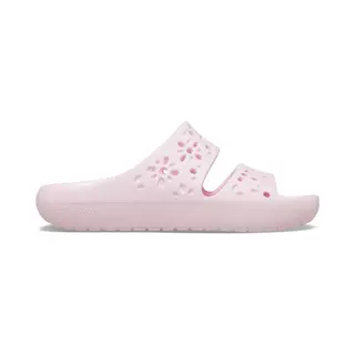Crocs Zehentrenner Classic Floral Cut Out Sand