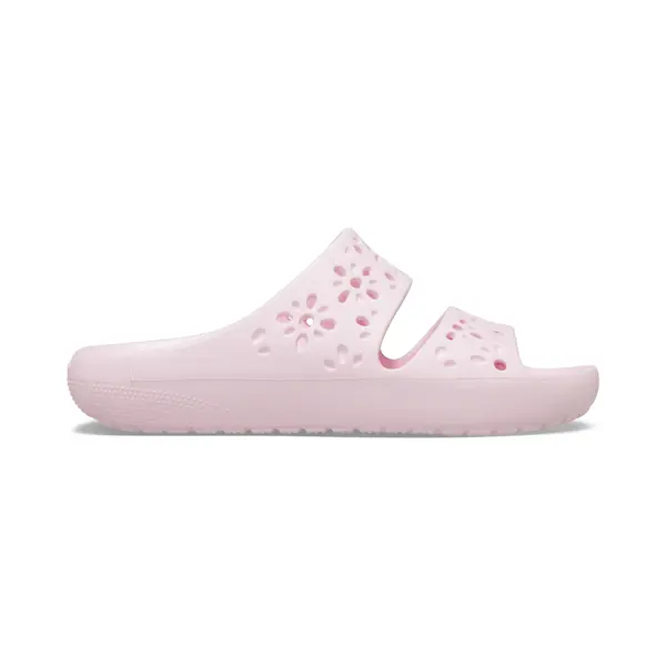 Crocs Zehentrenner Classic Floral Cut Out Sand thumbnail