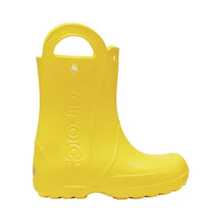 Crocs Unisex-Child Handle It Rain Boots, Yellow/Yellow, 9 Uk Child