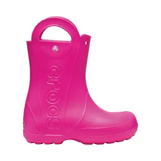 Crocs Unisex Kids Boot, Handle It Rain Boot K, Pink Crush, 5 Uk Child