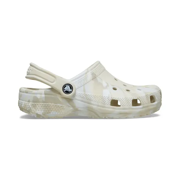 Crocs Classic Marbled Kinder Clogs Weiß Creme - 28-29 thumbnail