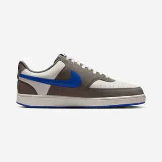 Nike Court Vision Low - Heren - Sneaker - Grijs/Wit/Blauw - Maat 45.5 - Doos Zonder Deksel