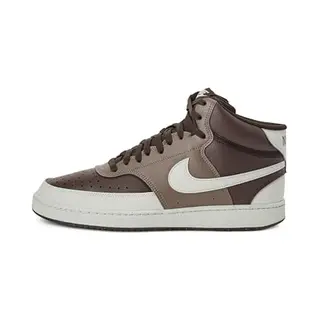 Nike Court Vision Mid Next Nat, Baskets Homme, Baroque Brown/Light Bone-Mink, 42.5 Eu