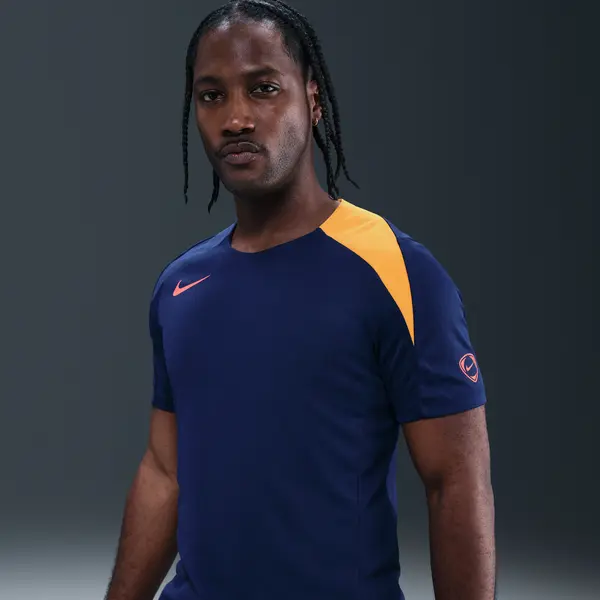 Nike Strike Voetbaltop Met Dri-Fit Voor Heren - Blauw thumbnail