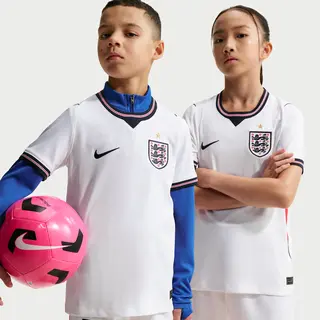 Engeland 2026 Stadium Thuis Nike Replica Voetbalshirt Met Dri-Fit Voor Kids - Wit