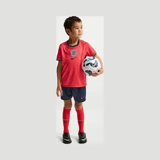 Engeland 2026 Stadium Uit Nike Driedelig Replicavoetbaltenue Voor Kleuters - Rood