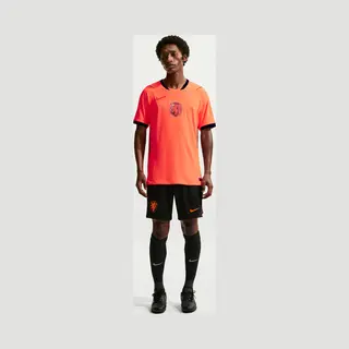 Nederland 2026 Stadium Thuis Nike Dri-Fit Replica Voetbalshorts Voor Heren - Zwart