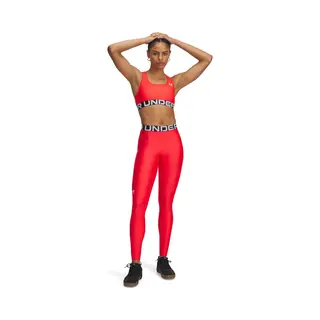 Under Armour Damen Leggings Heatgear 1383559 Red 713-L (Us Lg)