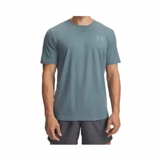 Under Armour Herren Sportstyle Left Chest Kurzarmshirt, Schnelltrocknendes Sportshirt Mit Rundhals, Weiches Funktionsshirt Mit Logo, Jasper Blue / /