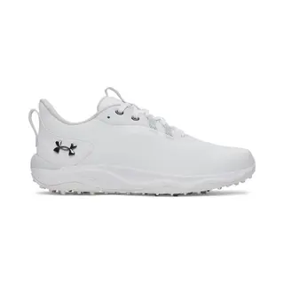 Under Armour Ua Drive Pro Clone Sl Golf Shoes - White/Metallic Silver / UK9