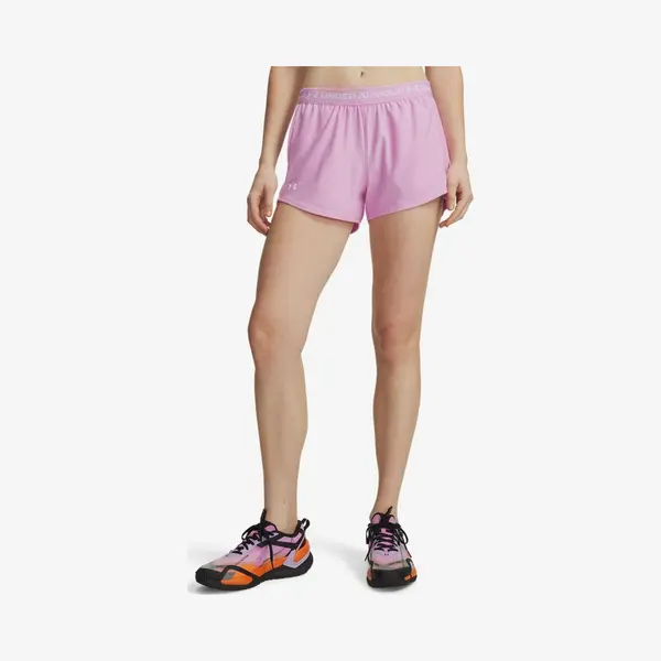 Under Armour Tech Play Up Damen Shorts Rosa Pastell - Xl thumbnail