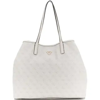 Guess Schoudertas Shopper Eco Victtoria Large 2 In 1 Tote Bone Logo Beige