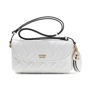 Guess Schoudertas Sally Convertible Xbody Flap White Wit