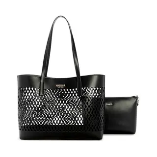 Guess Letty 2 En 1 Tote Bla - Black One Size, Noir, Taglia Unica