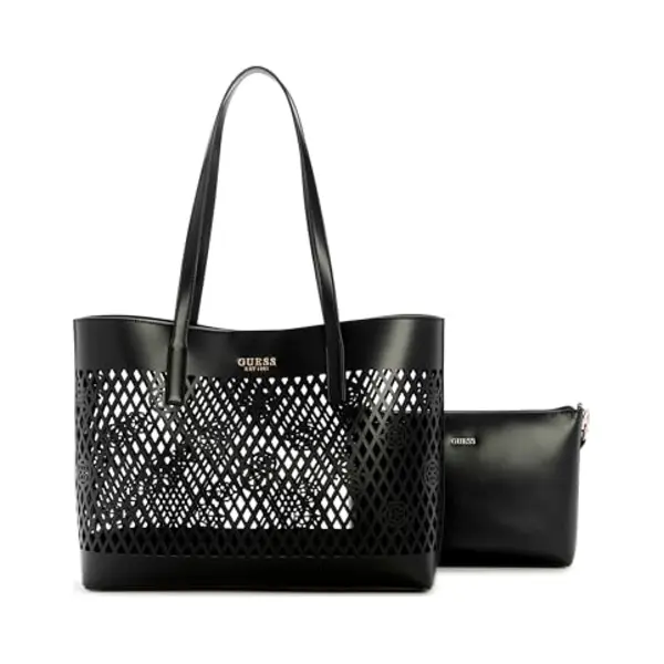 Guess Letty 2 En 1 Tote Bla - Black One Size, Noir, Taglia Unica thumbnail