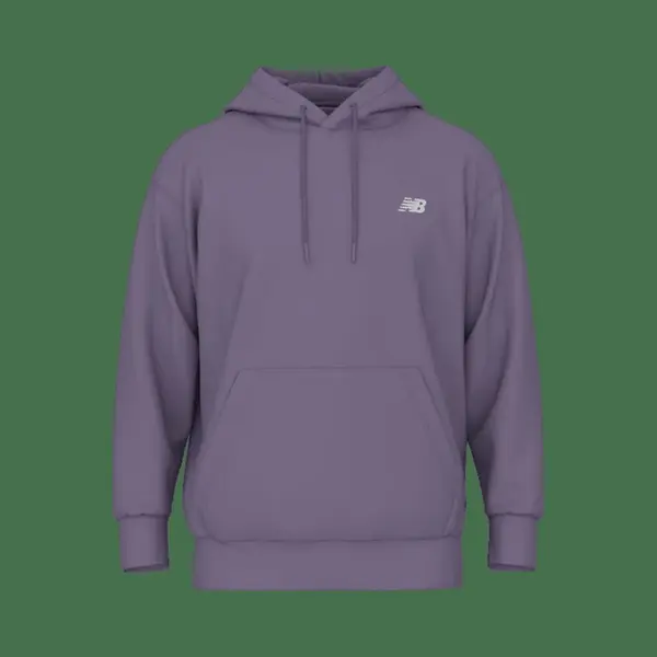 New Balance - Sport Essentials Fleece Hoodie - Hoodie Heren - Paars thumbnail