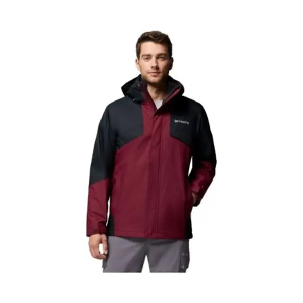 Columbia Bugaboo Iii Fleece Interchange Kapuzenjacke Bordeaux/schwarz - M thumbnail