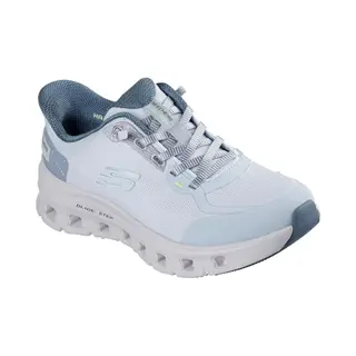 Skechers Women's Glide-Step Pro Pure Motion Slip-On Sneakers, Blue Mesh/Multi Trim, 6.5 Uk