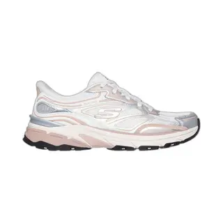 Skechers Slip Ins 530 Nb Wslp White Silver Womens Trainers 150710 In A Plain Man-made In Size 6