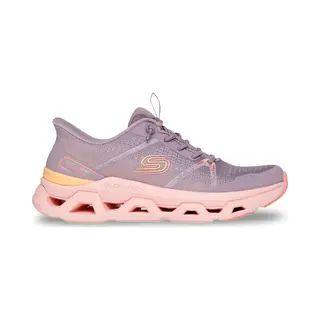 Skechers Women's Glide-Step Altus Fast Lane Sneaker, Lavender Mesh/Peach Trim, 6 Uk