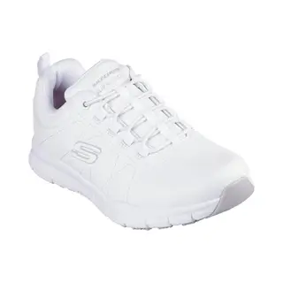 Skechers Damen Squad Chaos Sr Medizinischer Serviceschuh, Weißes Textil, 40 Eu
