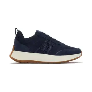 Women's Denim/Suede Sneakers FitFlop F-Mode Flow