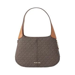 Michael Michael Kors Mk Schultertasche Alice Small Mit Signature-Logomuster - Braun - Michael Kors