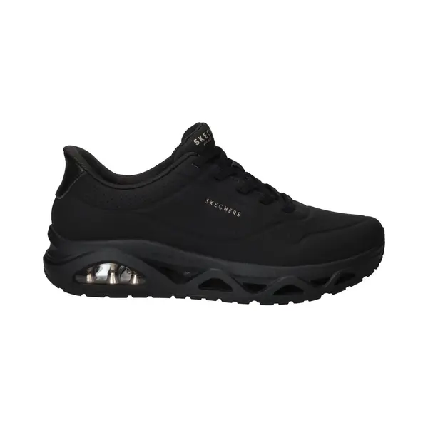 Skechers Uno Glide Step Glide On Air Sneakers - Dames - Zwart - Maat, 38 thumbnail
