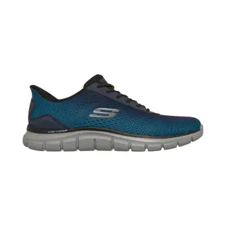 Skechers Track Revno Baskets Pour Homme, Bleu Marine/bleu, 45 Eu
