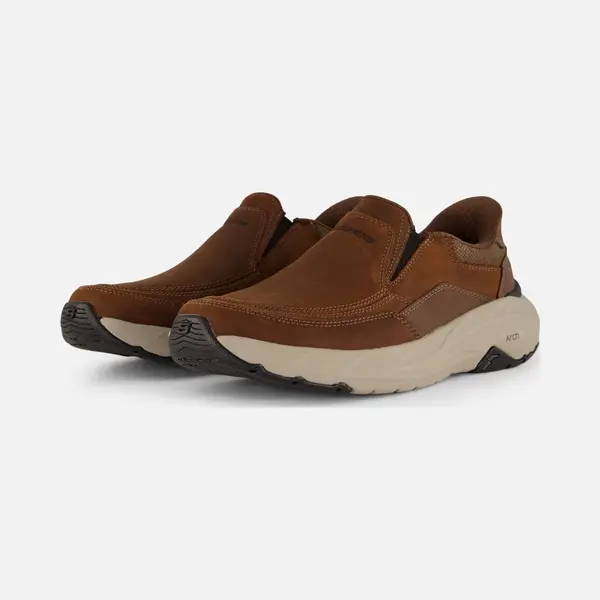 Skechers Arch Fit Maverick Instappers Bruin Leer - Maat 41 thumbnail