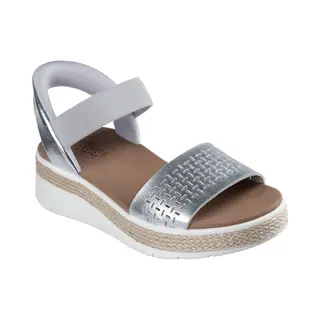 Skechers Bobs Sun Ray Silver Sandales Standard Pour Femme, Argenté., 40 Eu