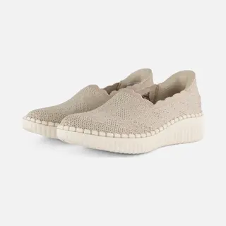 Skechers Slip-Ins Wilshire Instappers Beige - Maat 38