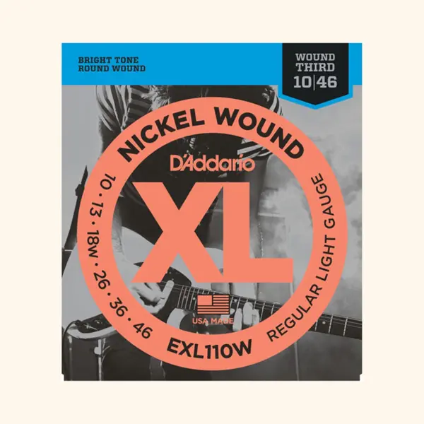 D'Addario EXL110W 10-46 Wound G3 - Elektrische Gitaarsnaren thumbnail