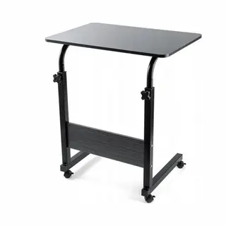 meerklose Mobiele Bureau - Laptop Bijzettafel - Sta Bureau Voor Laptop Tafel Voor Thuis - Bureau Op Wielen - Thuiskantoor - (80cm * 40cm)