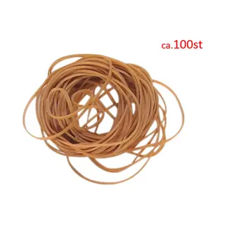 Merkloos’’ Elastiekjes Rubber - Hobby & Knutsel Materiaal - Kantoorartikelen - Ca.100stuks.