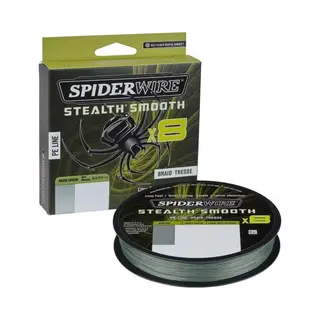 Spiderwire New 2020 Stealth Smooth 8 Braided Line 300 M. (Moss Green, 0.23mm/23.6kg/52lb)