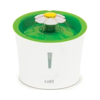 Catit 43742W hond & kat voedings- en watervoorziening Kunststof Groen, Wit Automatische drinkbak voor huisdieren
