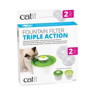 Catit 43745 Zubehör für Futter-/Wasserspender für Hunde/Katzen Automatischer Haustiertränkenfilter