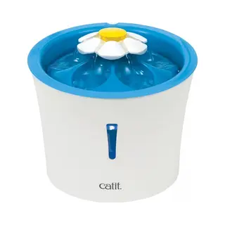 Catit Led Flower Fountain Hund/Katze Futter/Wasserspender Kunststoff Blau, Weiß Automatischer Tierwasserspender